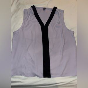 Cute sleeveless blouse for work
